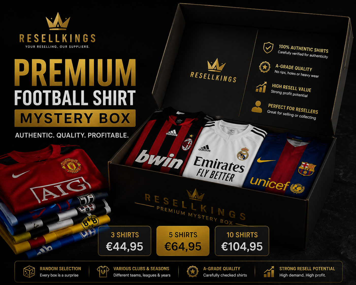 Reseller Box - Football Jerseys
